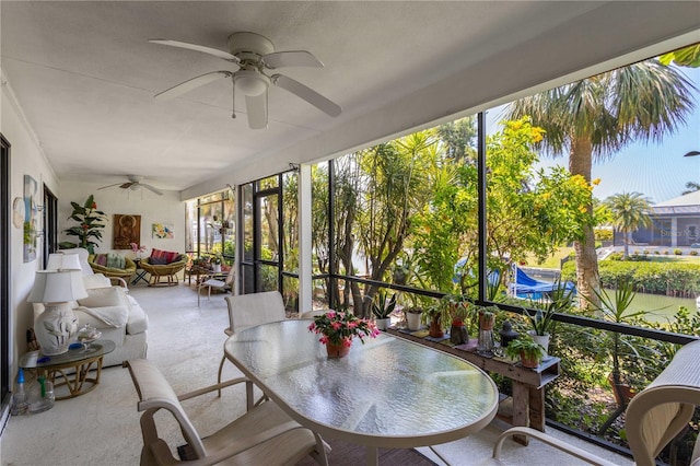 6780 Schooner Bay Cir Unit 6780, Sarasota, FL 34231 - sunroom / solarium featuring carpet floors