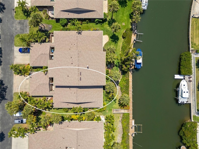 6780 Schooner Bay Cir Unit 6780, Sarasota, FL 34231 - aerial view featuring a water view