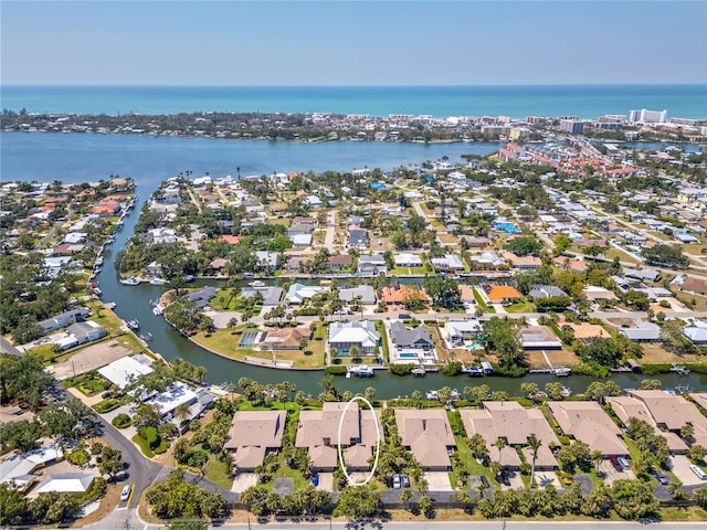 6780 Schooner Bay Cir Unit 6780, Sarasota, FL 34231 - drone / aerial view with a residential view and a water view
