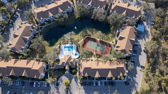 850 S Tamiami Trl Unit 529, Sarasota, FL 34236 - aerial view of property and surrounding area with a large body of water