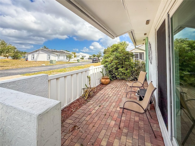 3909 40th St W, Bradenton, FL 34205 - view of patio / terrace featuring a residential view
