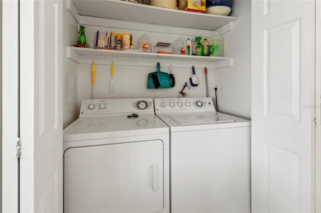 3909 40th St W, Bradenton, FL 34205 - laundry room with laundry area and separate washer and dryer
