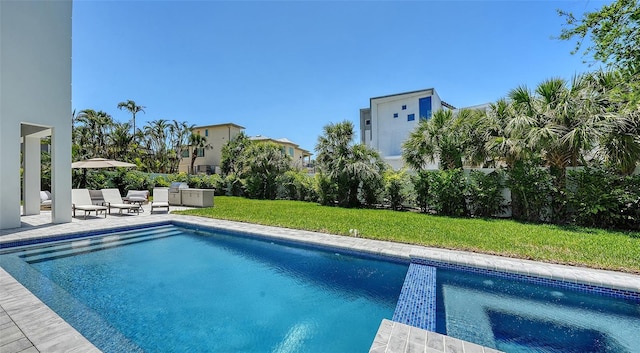 8800 Midnight Pass Rd, Sarasota, FL 34242 - outdoor pool with a yard and a patio
