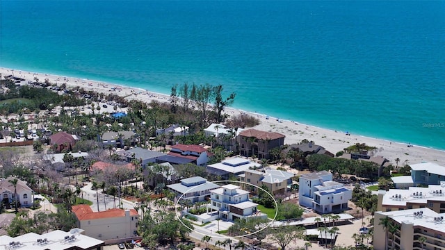 8800 Midnight Pass Rd, Sarasota, FL 34242 - aerial view of residential area featuring expansive beach