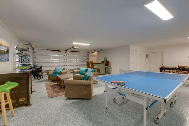 view of game room