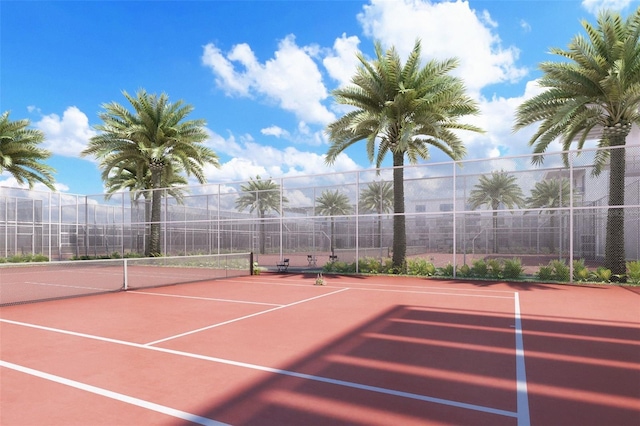 2170 Robinhood St Unit A2-305, Sarasota, FL 34231 - view of tennis court featuring community basketball court