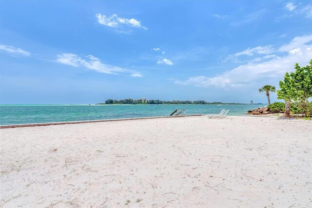 4050 Higel Ave, Sarasota, FL 34242 - water view with a beach view