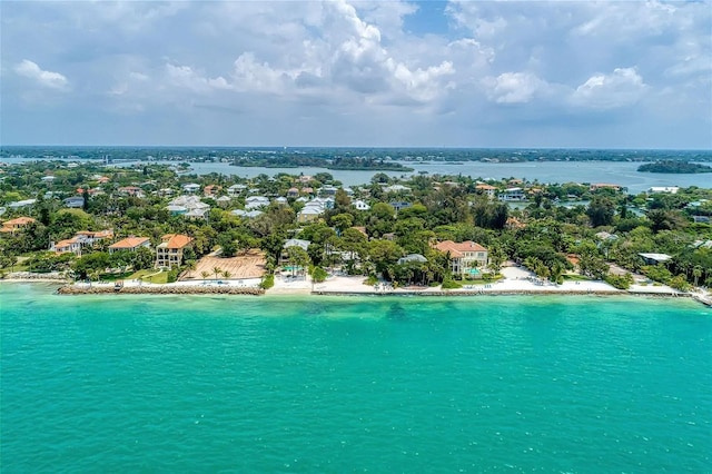 4050 Higel Ave, Sarasota, FL 34242 - birds eye view of property featuring a water view