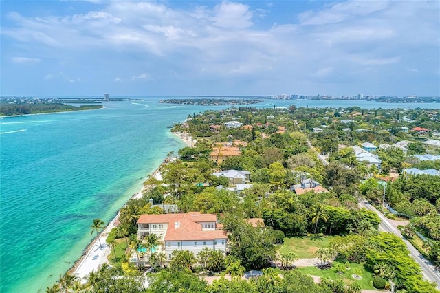 4050 Higel Ave, Sarasota, FL 34242 - bird's eye view with a water view