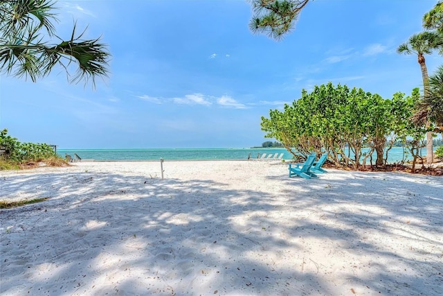 4050 Higel Ave, Sarasota, FL 34242 - property view of water with a beach view