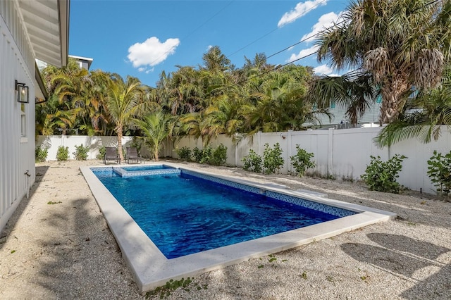 305 73rd St, Holmes Beach, FL 34217 - view of swimming pool featuring a fenced backyard and a fenced in pool