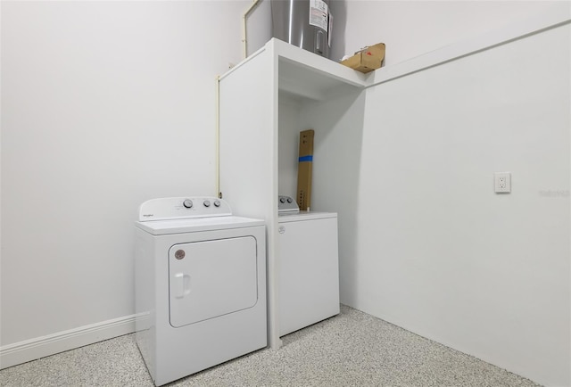 305 73rd St, Holmes Beach, FL 34217 - clothes washing area with separate washer and dryer and laundry area