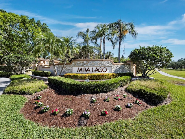 3835 Alamanda Dr, Sarasota, FL 34238 - view of community sign