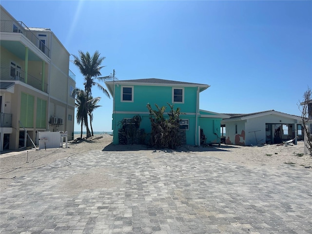 view of rear view of property