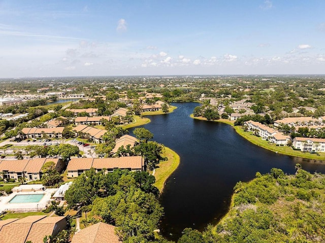 4061 Crockers Lake Blvd Unit 2618, Sarasota, FL 34238 - drone / aerial view featuring a residential view and a water view