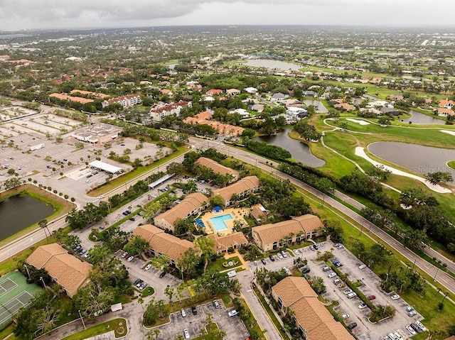 4061 Crockers Lake Blvd Unit 2618, Sarasota, FL 34238 - aerial view featuring a residential view and a water view