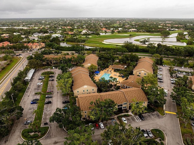 4061 Crockers Lake Blvd Unit 2618, Sarasota, FL 34238 - bird's eye view with golf course view and a water view