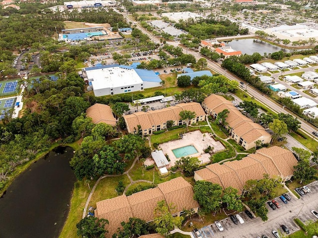 4061 Crockers Lake Blvd Unit 2618, Sarasota, FL 34238 - birds eye view of property with a water view