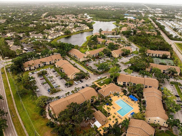 4061 Crockers Lake Blvd Unit 2618, Sarasota, FL 34238 - aerial view with a residential view and a water view