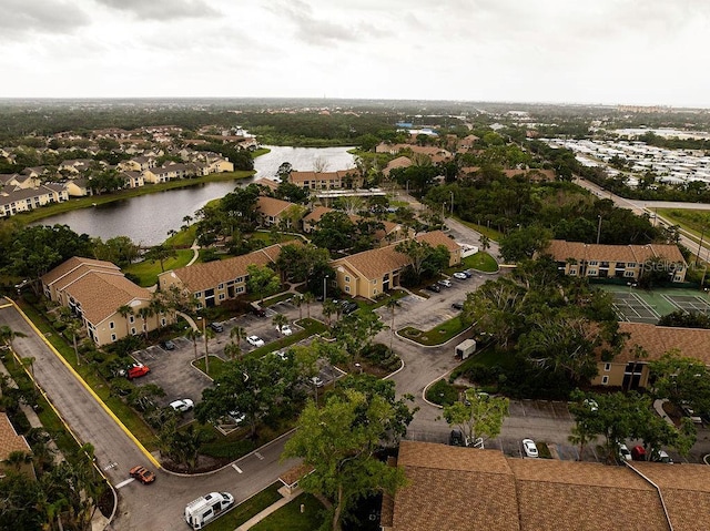 4061 Crockers Lake Blvd Unit 2618, Sarasota, FL 34238 - drone / aerial view featuring a residential view and a water view