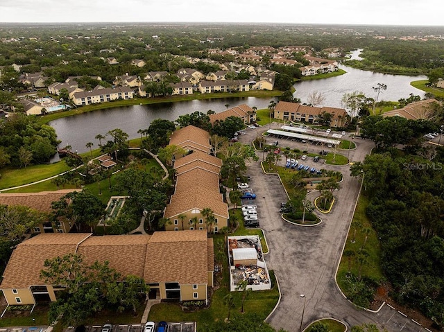 4061 Crockers Lake Blvd Unit 2618, Sarasota, FL 34238 - bird's eye view featuring a water view and a residential view