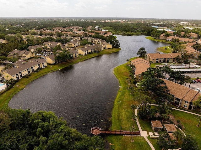 4061 Crockers Lake Blvd Unit 2618, Sarasota, FL 34238 - aerial view with a residential view and a water view