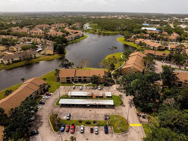 4061 Crockers Lake Blvd Unit 2618, Sarasota, FL 34238 - birds eye view of property with a water view