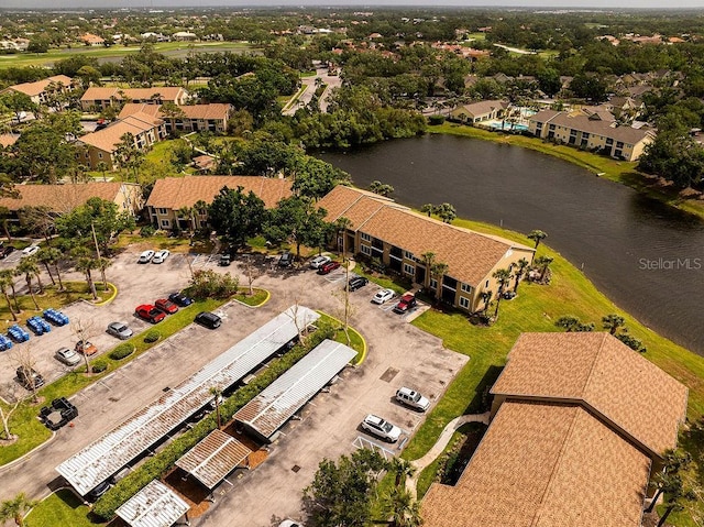 4061 Crockers Lake Blvd Unit 2618, Sarasota, FL 34238 - drone / aerial view featuring a water view
