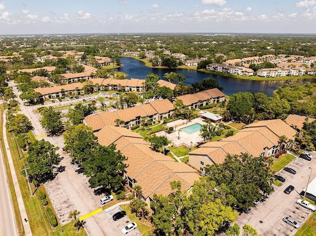 4061 Crockers Lake Blvd Unit 2618, Sarasota, FL 34238 - drone / aerial view featuring a residential view and a water view