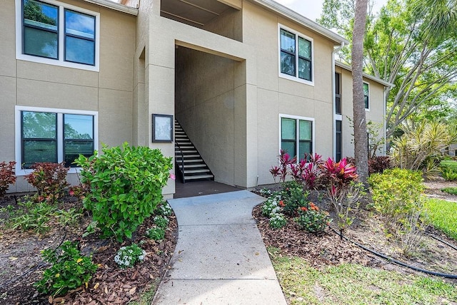 4061 Crockers Lake Blvd Unit 2618, Sarasota, FL 34238 - property entrance featuring stucco siding
