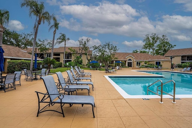 4061 Crockers Lake Blvd Unit 2618, Sarasota, FL 34238 - pool featuring a patio