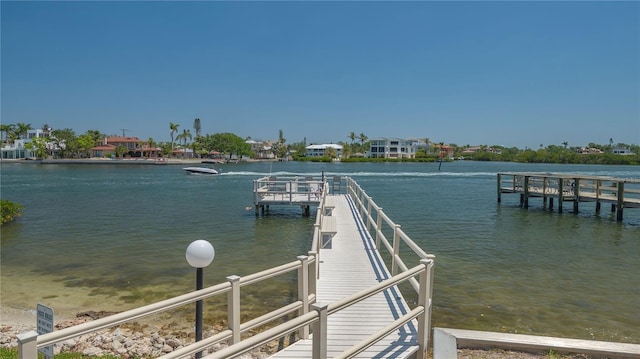 6157 Midnight Pass Rd Unit B42, Sarasota, FL 34242 - dock area featuring a water view