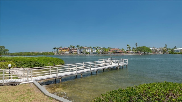 6157 Midnight Pass Rd Unit B42, Sarasota, FL 34242 - view of dock with a water view