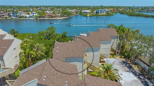 6157 Midnight Pass Rd Unit B42, Sarasota, FL 34242 - aerial view with a residential view and a water view