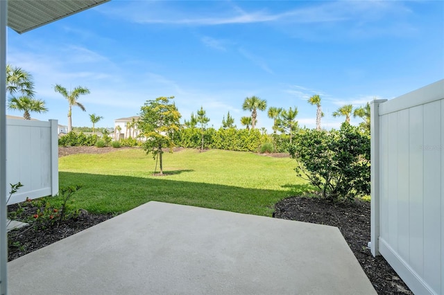 8596 Lunar Skye St, Sarasota, FL 34241 - view of yard featuring fence and a patio