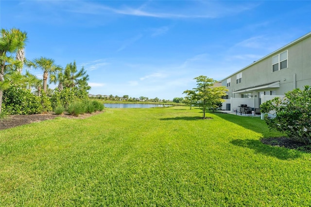 8596 Lunar Skye St, Sarasota, FL 34241 - view of yard featuring fence and a water view