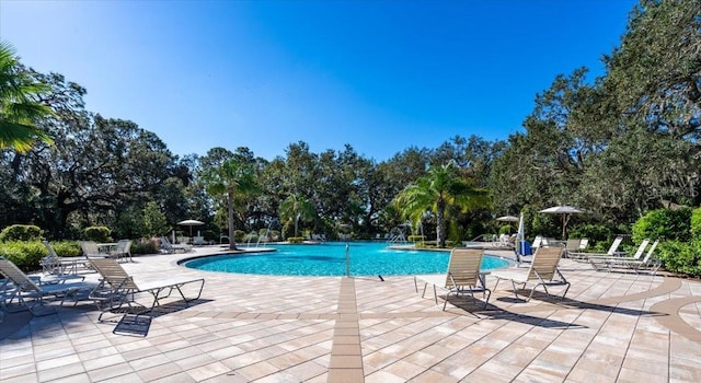 10616 High Noon Trl, Parrish, FL 34219 - pool with a patio area