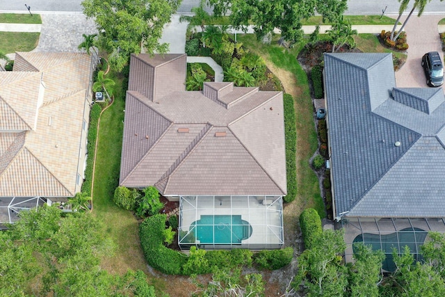 5355 Anthony Ln, Sarasota, FL 34233 - aerial view of a pool