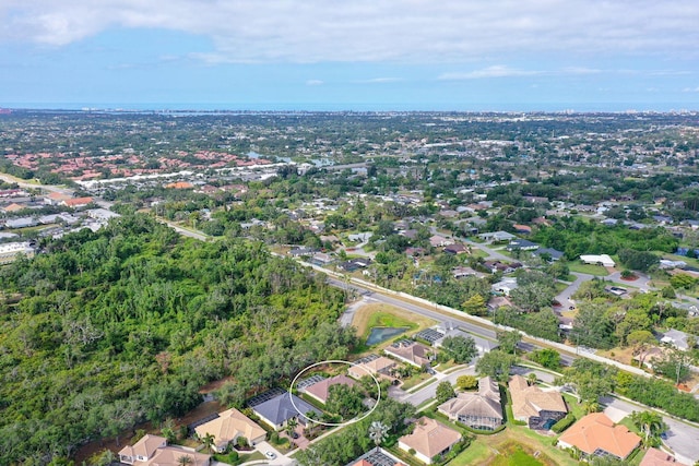 5355 Anthony Ln, Sarasota, FL 34233 - aerial view of property's location with nearby suburban area