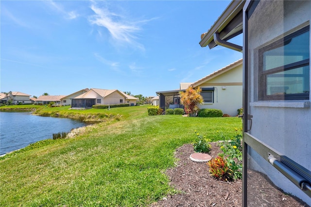 75 Inlets Blvd Unit 75, Nokomis, FL 34275 - view of yard with a residential view and a water view