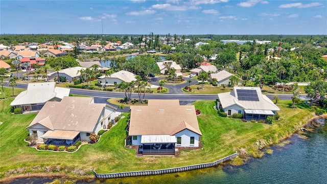 75 Inlets Blvd Unit 75, Nokomis, FL 34275 - birds eye view of property featuring a water view and a residential view