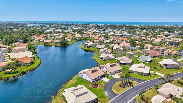 75 Inlets Blvd Unit 75, Nokomis, FL 34275 - bird's eye view with a residential view and a water view