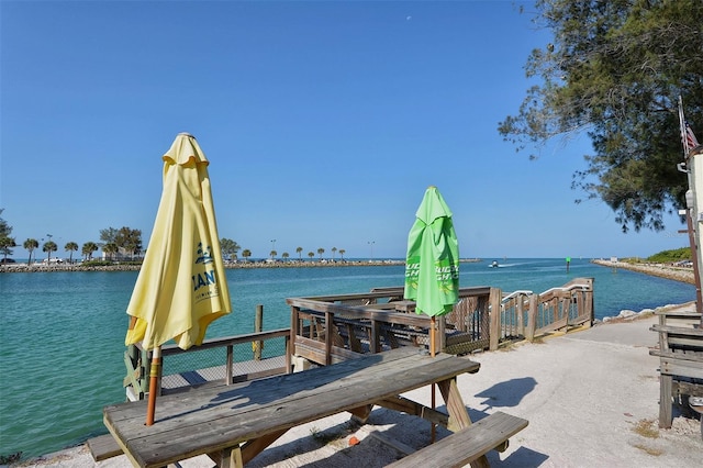 75 Inlets Blvd Unit 75, Nokomis, FL 34275 - dock area with a water view