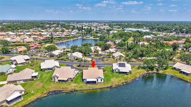 75 Inlets Blvd Unit 75, Nokomis, FL 34275 - birds eye view of property with a water view and a residential view