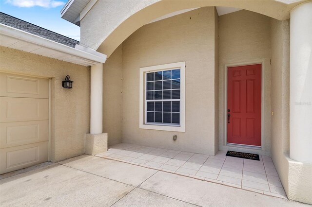 9101 Yarberry St, Sarasota, FL 34240 - view of exterior entry with stucco siding