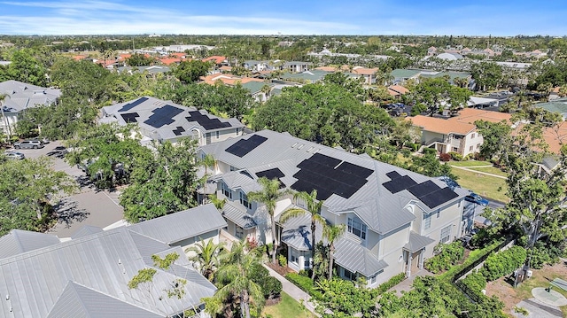 3405 54th Dr W Unit 102, Bradenton, FL 34210 - birds eye view of property featuring a residential view