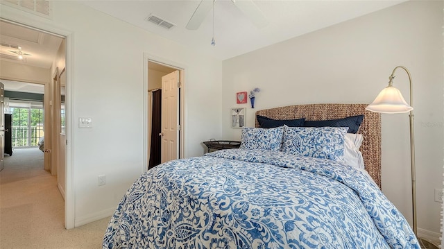 9008 White Sage Loop Unit 3605, Lakewood Ranch, FL 34202 - bedroom with light colored carpet, baseboards, and visible vents