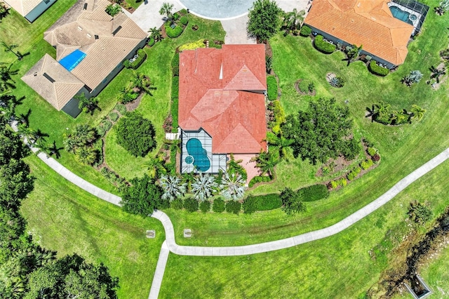 12838 Daisy Pl, Bradenton, FL 34212 - drone / aerial view of a pool