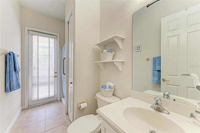 12838 Daisy Pl, Bradenton, FL 34212 - bathroom with tile patterned floors and vanity