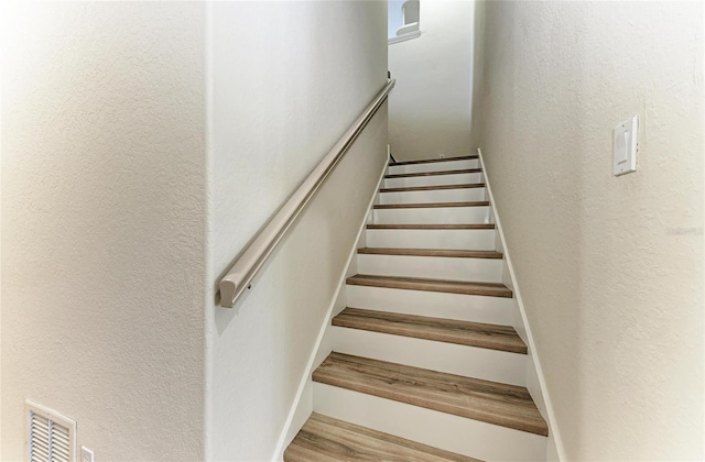 12838 Daisy Pl, Bradenton, FL 34212 - stairs featuring wood finished floors